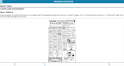 Desktop Screenshot of m.archboldbuckeye.com